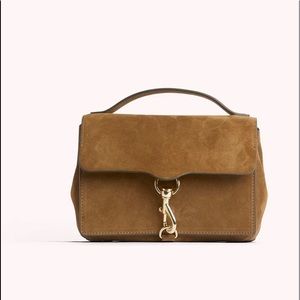 Stella Top Handle Crossbody, Suede
